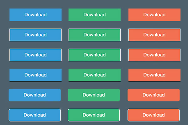 34+ Flat Design Buttons | Free & Premium PSD, Vector, PNG, EPS, Ai Format Downloads